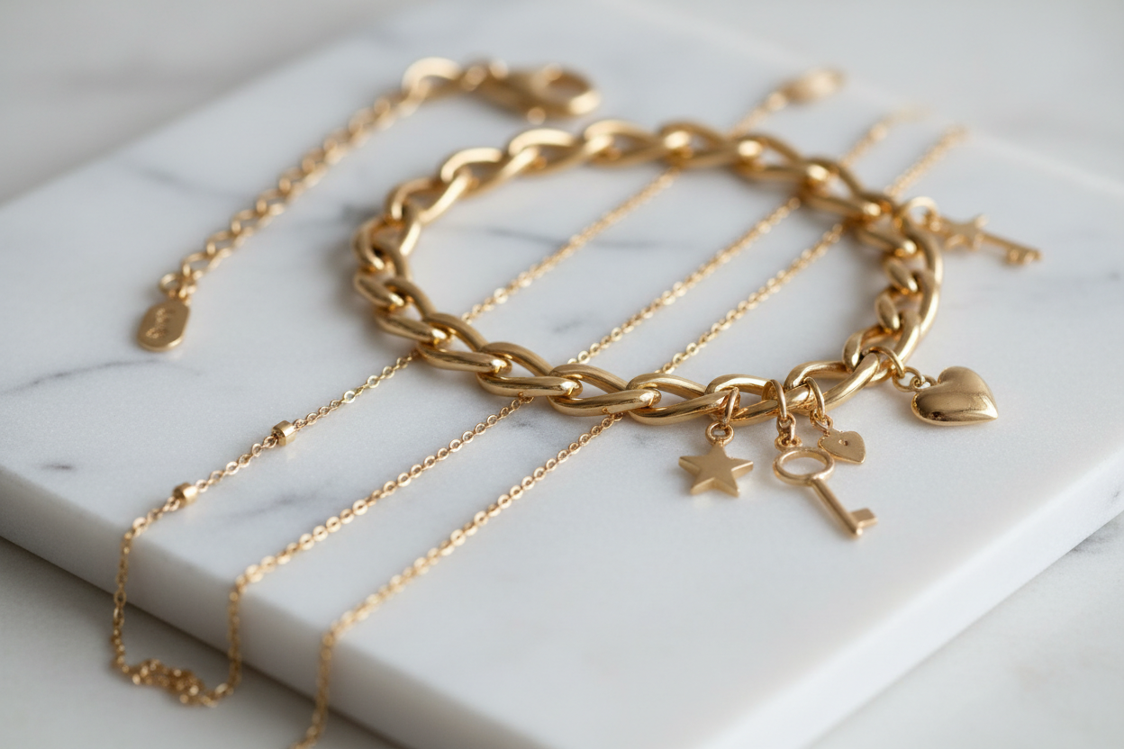 Pulseras de Oro 14K