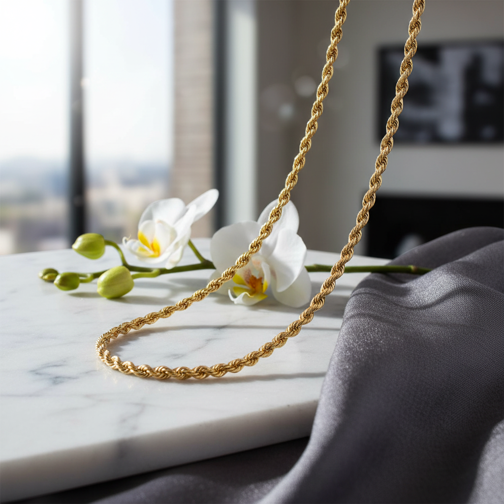 Rope Chain Solid - Lifestyle Setting